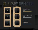 Лампа подсветки проходных выключателей 0.1W LED 5600K (нейтральный белый свет) QUANT G25W Ambrella Volt