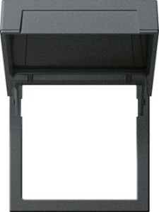 Gira S-55 Антрацит Рамка мультимедиа с крышкой (G265828)