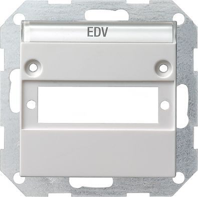 Gira S-55 Бел глянц Накладка для штепсельных разъемов D-subminiature (G27803)