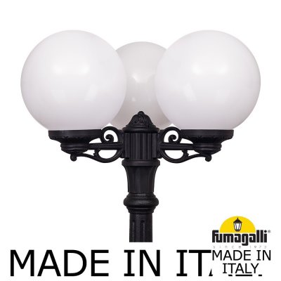 Садово-парковый фонарь FUMAGALLI RICU BISSO/G300 3L G30.157.S30.AXF1R Садово-парковый фонарь FUMAGALLI RICU BISSO/G300 3L G30.157.S30.AXF1R