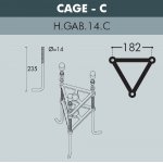 Парковый фонарь FUMAGALLI NEBO/G300. G30.202.000.VZE27