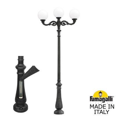 Парковый фонарь FUMAGALLI NEBO ADAM/GLOBE 300 3L  G30.202.M30.AYE27
