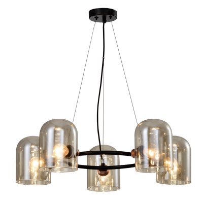 Люстра в стиле модерн Gerhort G31001/5BK AMB