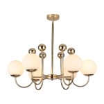 Люстра в стиле модерн Gerhort G31005/6GD WT