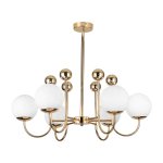 Люстра в стиле модерн Gerhort G31005/6GD WT