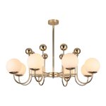 Люстра в стиле модерн Gerhort G31005/8GD WT