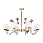 Люстра в стиле модерн Gerhort G31005/8GD WT