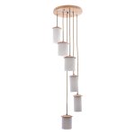 Подвесной светильник G31024/6S WOOD WT Gerhort