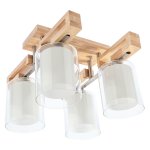 Потолочная люстра G31025/4WOOD WT+CL Gerhort