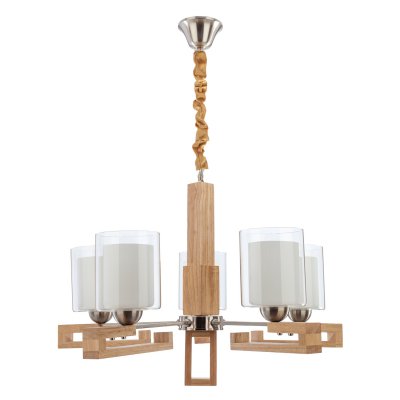 Подвесная люстра G31025/5WOOD WT+CL Gerhort Подвесная люстра G31025/5WOOD WT+CL Gerhort