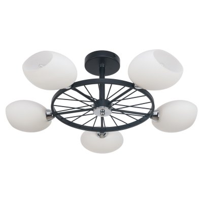 Потолочная люстра G31045/5BK+CR WT Gerhort