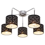 Потолочная люстра G31049/5CR BK Gerhort