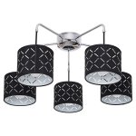 Потолочная люстра G31049/5CR BK Gerhort