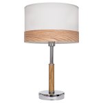 Настольная лампа G31067/1T CR WT+WOOD Gerhort