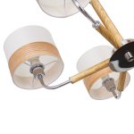 Потолочная люстра G31067/5CR WT+WOOD Gerhort