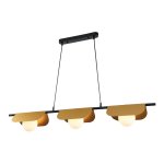 Подвесной светильник G31083/3BK+GD WT Gerhort