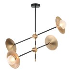 Потолочный светильник G31085/4BK+BGD WT Gerhort