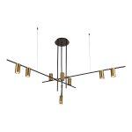 Потолочная люстра G31094/9GD+BK Gerhort