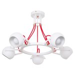 Подвесная люстра G31095/5WT+RD WT Gerhort
