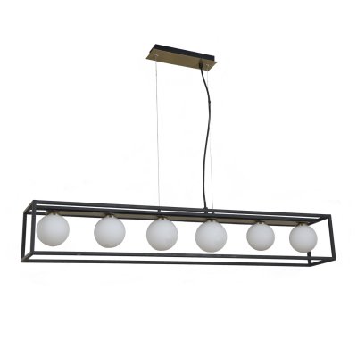 Подвесной светильник G31105/6BK+GD WT Gerhort