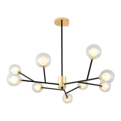 Потолочная люстра G31118/9BK+BRS WT+CL Gerhort