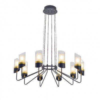 Потолочная люстра G31129/10BK+GD CL+WT Gerhort