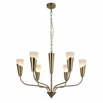 Люстра в стиле модерн G31219/6BRS BRS+WT Gerhort