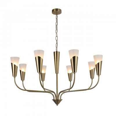 Люстра в стиле модерн G31219/8BRS BRS+WT Gerhort