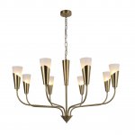 Люстра в стиле модерн G31219/8BRS BRS+WT Gerhort