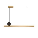 Подвесной светодиодный светильник G51212/1L BK GD Gerhort