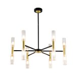 Люстра в стиле модерн G51233/12BK+GD CL Gerhort