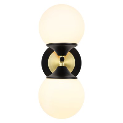 Бра в стиле модерн G51234/2wBK+GD WT Gerhort