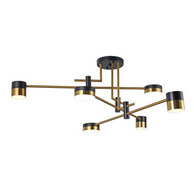 Потолочный светодиодный светильник Gerhort G51243/6BK+AB Потолочный светодиодный светильник Gerhort G51243/6BK+AB