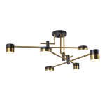 Потолочный светодиодный светильник Gerhort G51243/6BK+AB