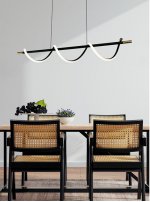 Потолочный светодиодный светильник G51249/1BK+GD Gerhort