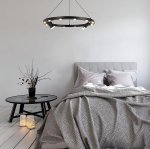 Подвесной светодиодный светильник G52134/16P BK BK Gerhort