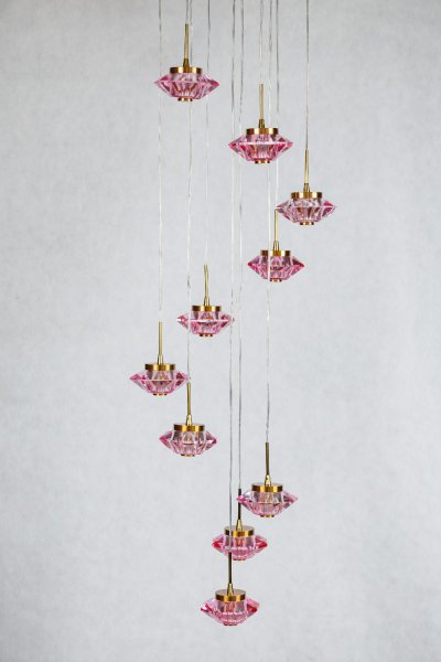 Подвесной светодиодный светильник G52140/10BRS PK Gerhort