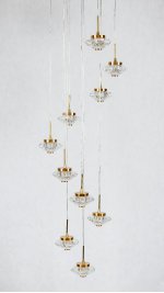 Подвесной светодиодный светильник G52142/10BRS CL Gerhort