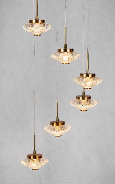 Подвесной светодиодный светильник G52142/6BRS CL Gerhort