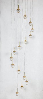 Подвесной светодиодный светильник G52143/15BRS CL Gerhort