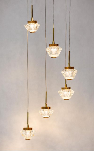 Подвесной светодиодный светильник G52143/6BRS CL Gerhort