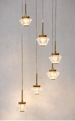 Подвесной светодиодный светильник G52143/6BRS CL Gerhort