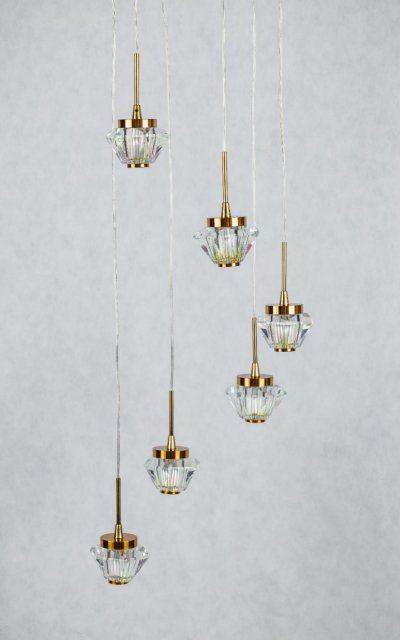 Подвесной светодиодный светильник G52143/6BRS RNB Gerhort