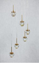 Подвесной светодиодный светильник G52143/6BRS RNB Gerhort