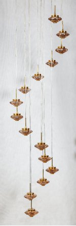 Подвесной светодиодный светильник G52144/15BRS TEA Gerhort