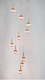 Подвесной светодиодный светильник G52145/10BRS PK Gerhort