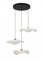 Подвесной светодиодный светильник G52152/3BK CL+GD Gerhort