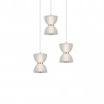 Подвесной светодиодный светильник G52156/3BK BRS+WT Gerhort