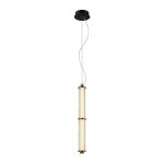 Подвесной светодиодный светильник G52157/2BK BRS+CL Gerhort