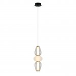 Подвесной светодиодный светильник G52158C/3BK BRS+WT+CL Gerhort